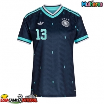 Camisa de Futebol Alemanha Deniz Undav #13 Equipamento Secundário Mulheres Mundo 2026 Manga Curta